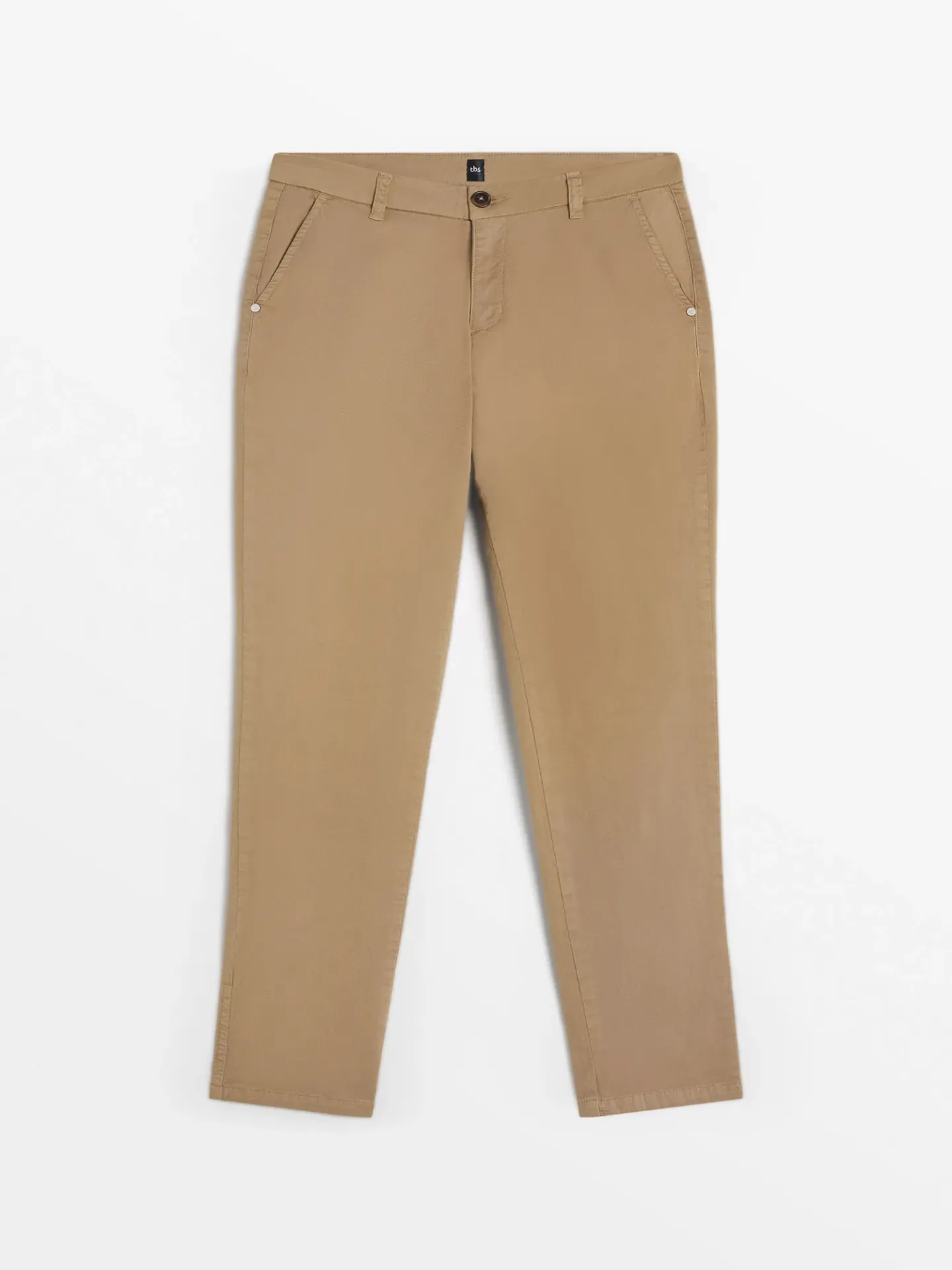 [25TB00014] OFFRAFAN-PANTALON CHINO FEMME (Beige, 36)