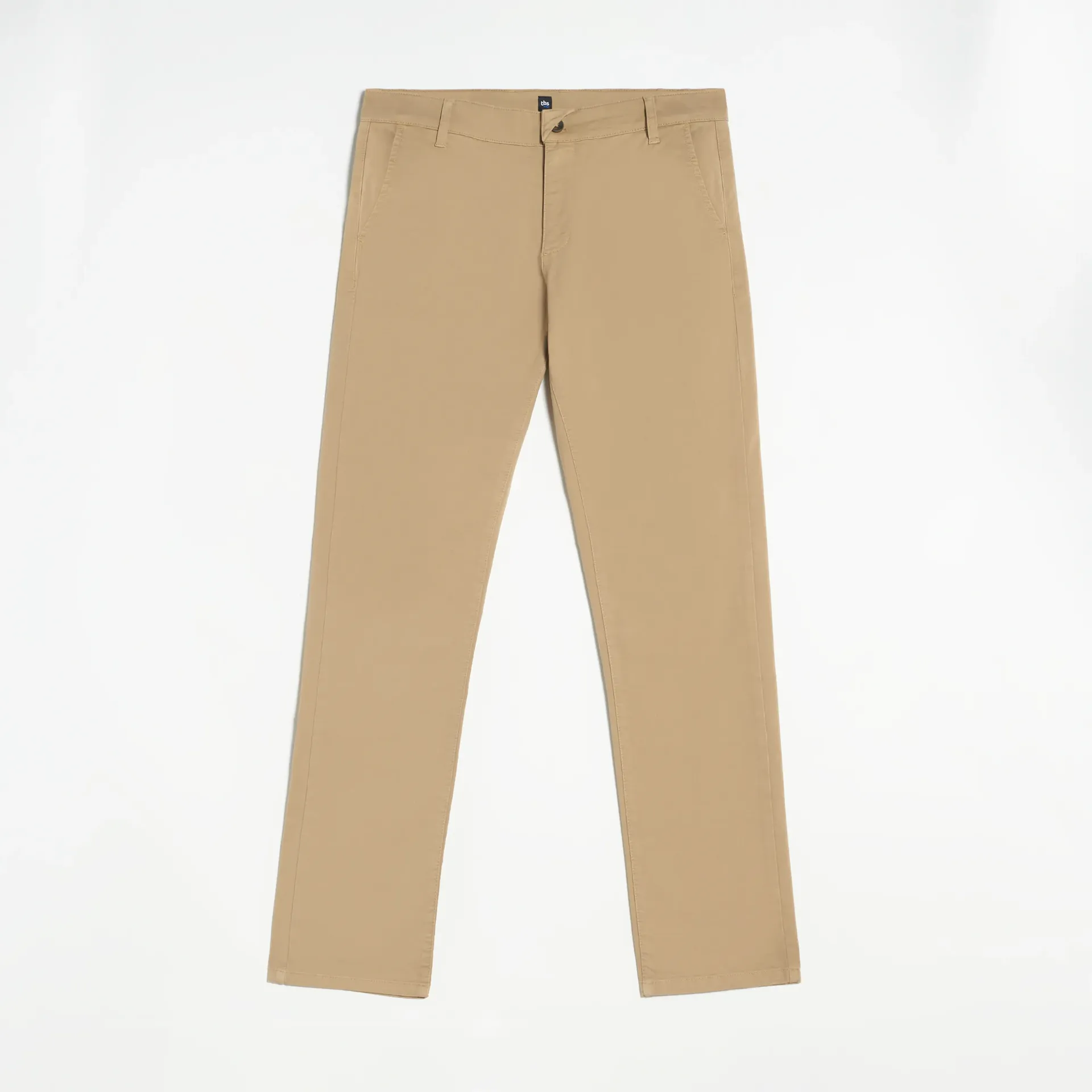 [25TB00043] OFFREFAN-PANTALON CHINO HOMME (Beige, 42)