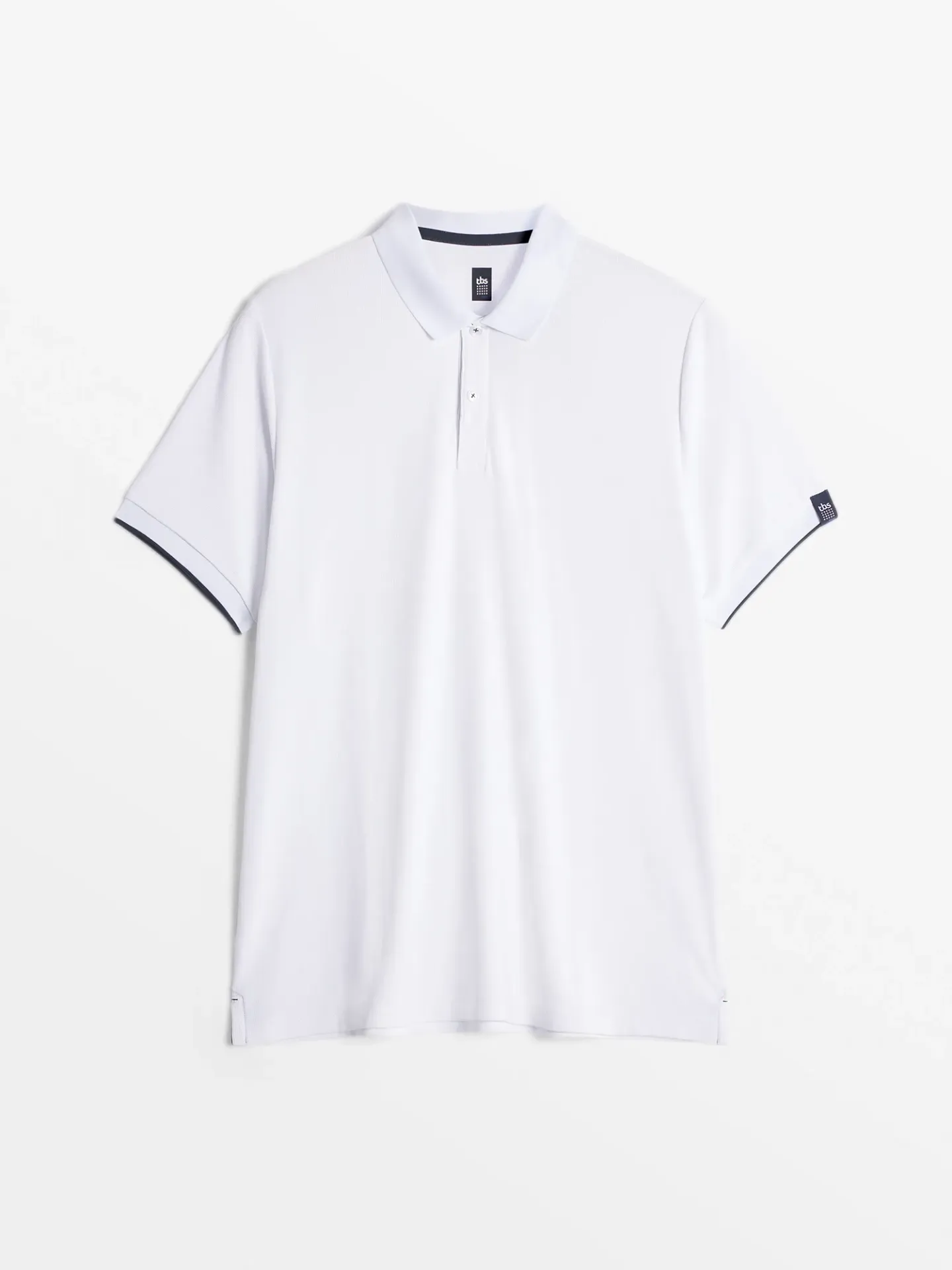 [25TB00032] PROEPAL-POLO MC TECHNIQUE HOMME (Blanc, S)