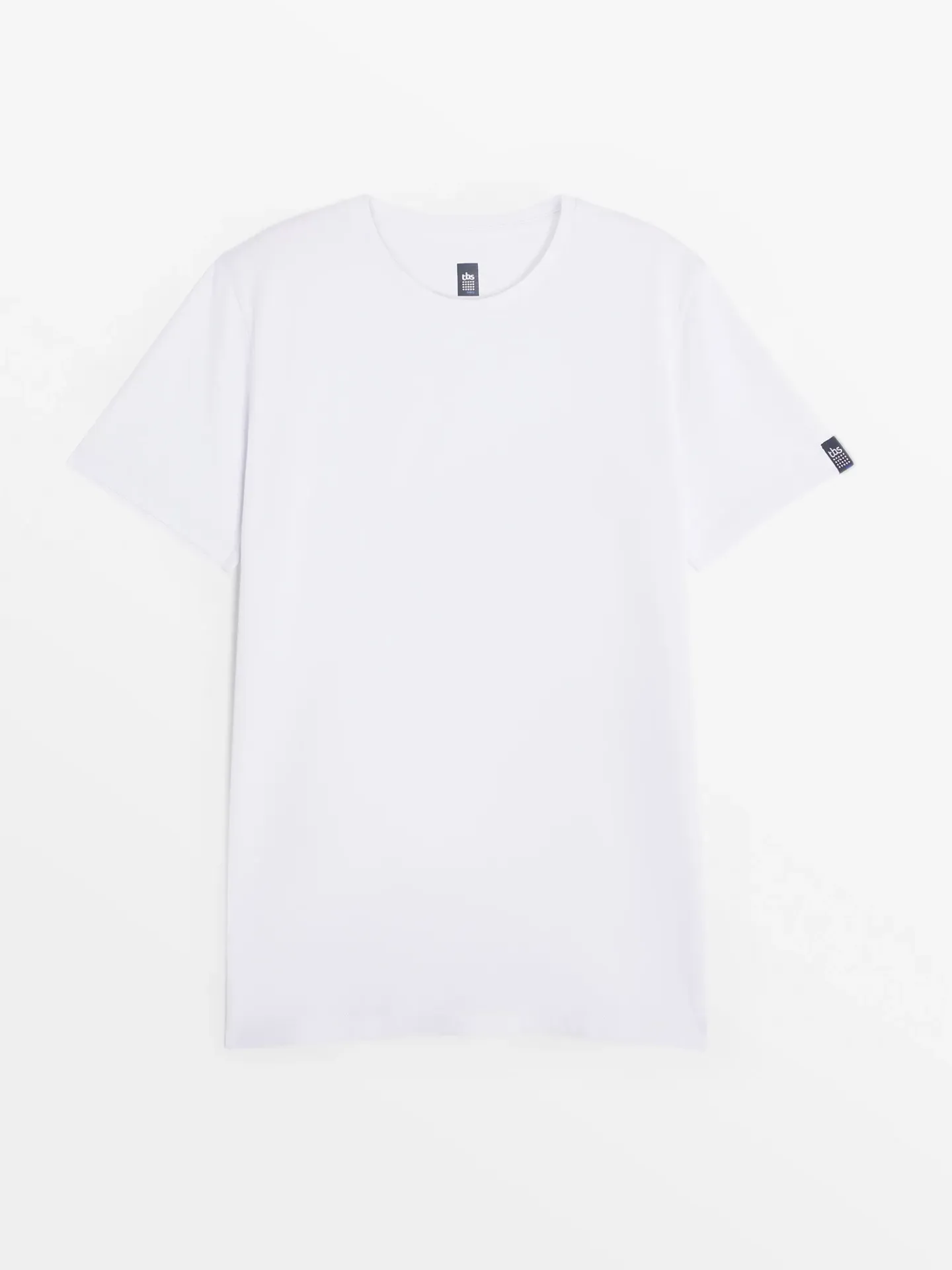 [25TB00041] PROETEE-TEE-SHIRT MC COL ROND HOMME (Blanc, S)