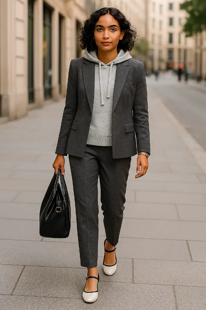 XAGADPRO-VESTE COSTUME COUPE AJUSTÉE FEMME