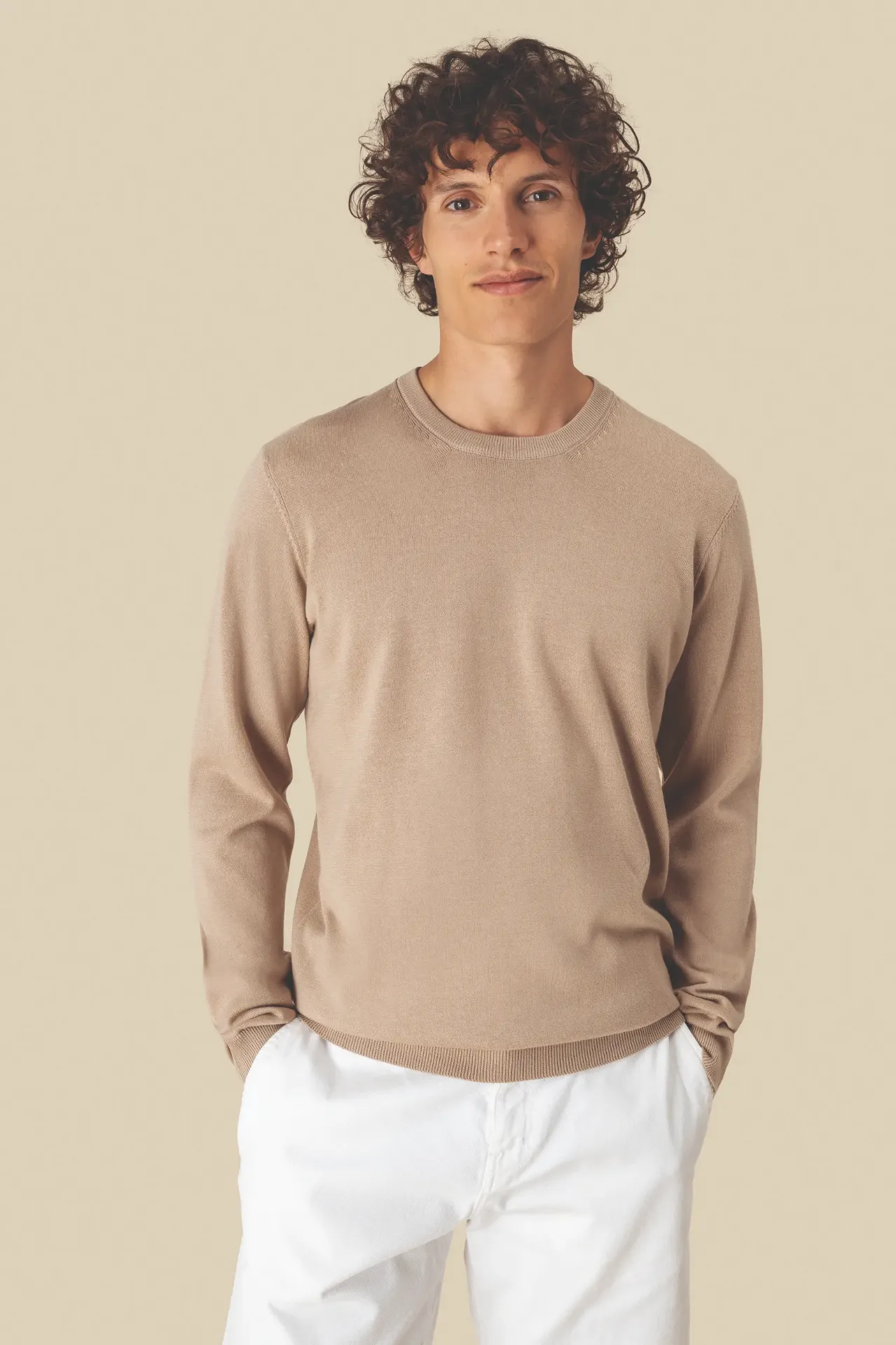 GOBI-PULL COL ROND HOMME