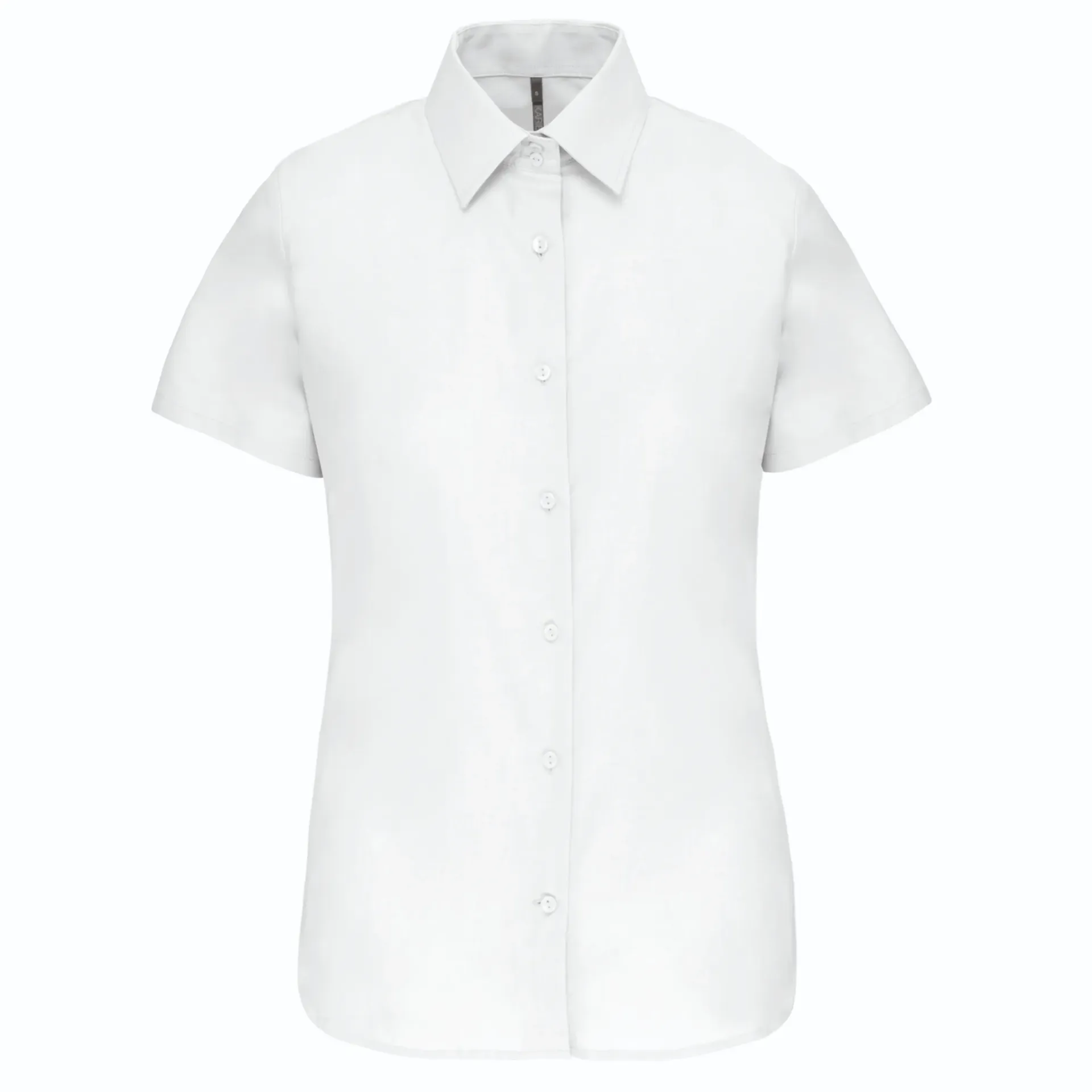 [26TOK536] HURON-CHEMISE MC COL CLASSIQUE FEMME (Blanc, XS)