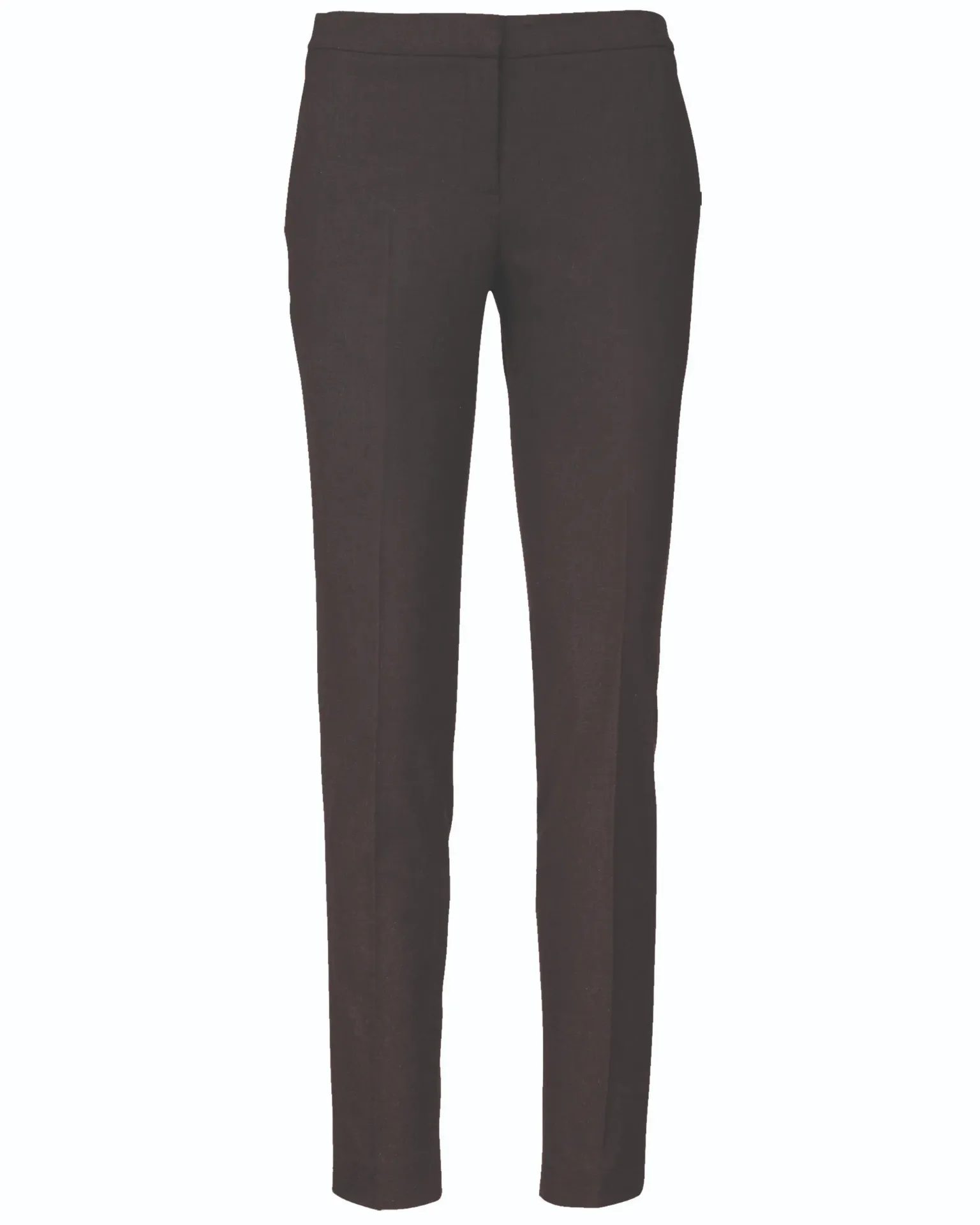 [26TOK731] MAKO-PANTALON COSTUME COUPE DROITE FEMME (Gris, XXS)