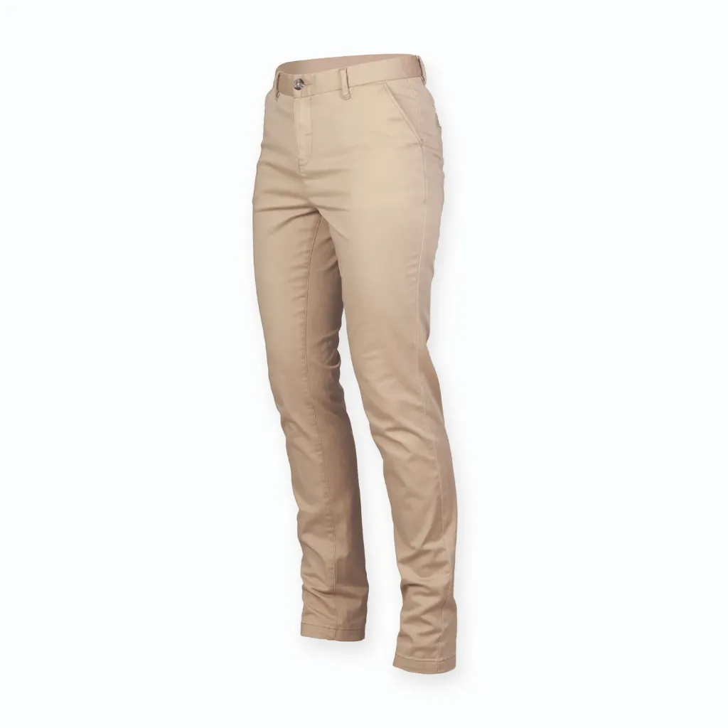 [26IMFR622] CHINOR-PANTALON CHINO FEMME (Beige, 36)