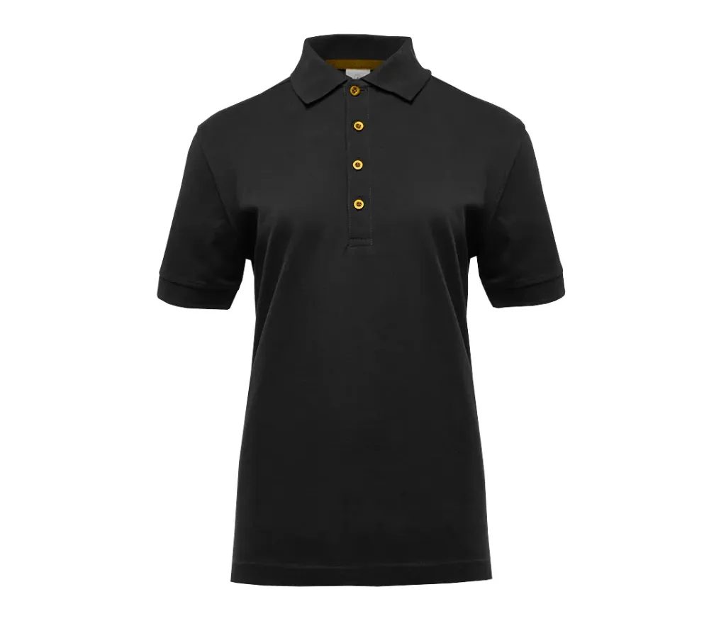 CONTRIA-POLO MC 4 BOUTONS CONTRASTES FEMME