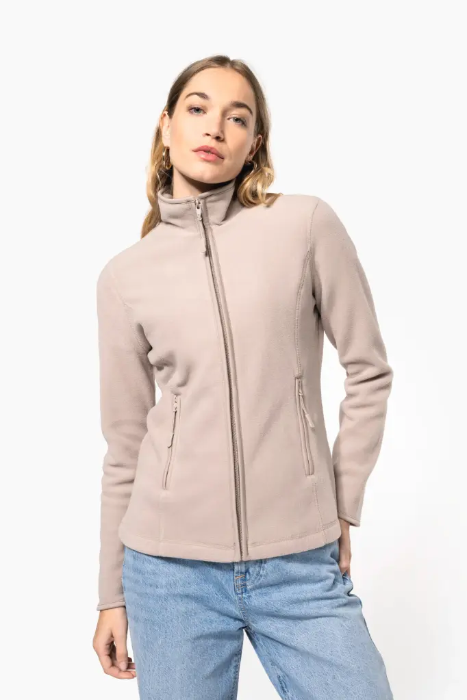 MARGAUX-VESTE POLAIRE FEMME (Beige, XS)