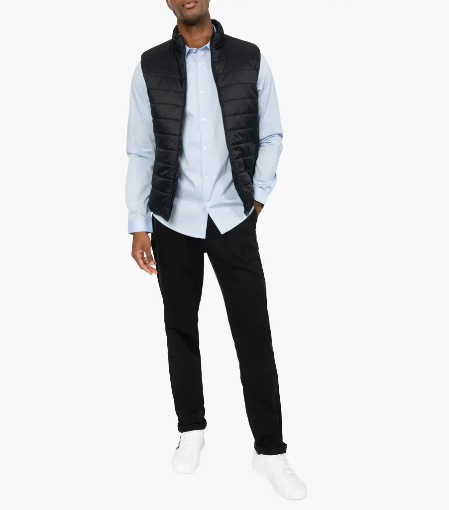 KEFATO-CHEMISE ML COL CLASSIQUE HOMME BLEU