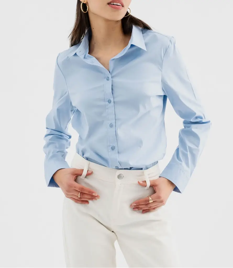 MARDA - Chemise Bleue Ciel