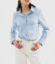 MARDA-CHEMISE ML COL CLASSIQUE FEMME BLEU20261314