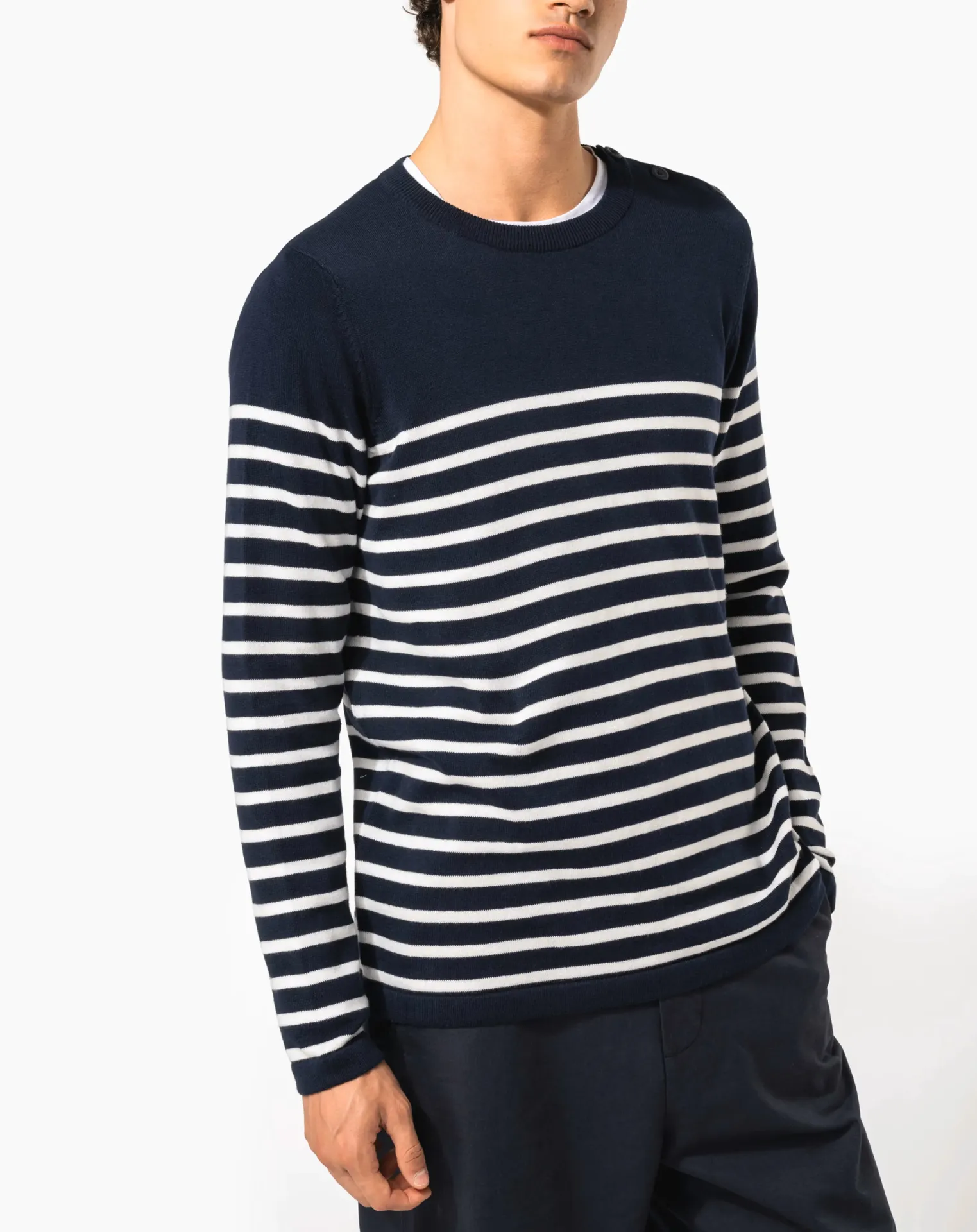 MARÉO - PULL MARINIÈRE HOMME
