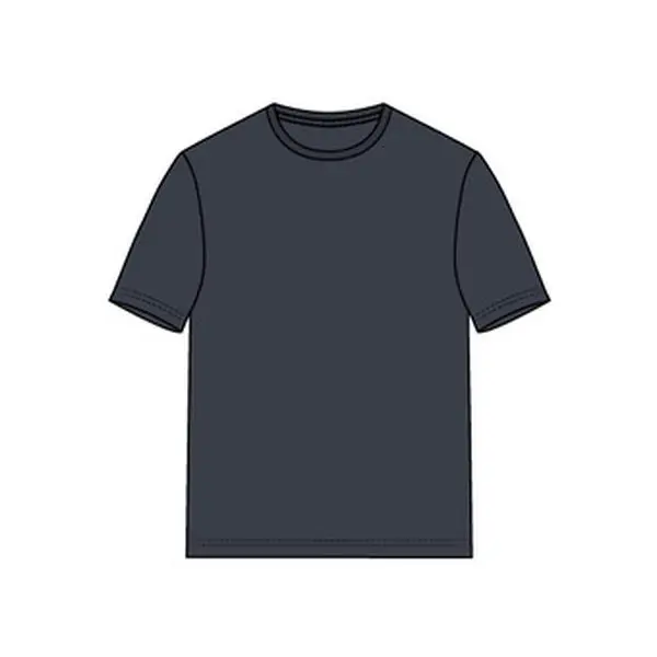 PONACO-TEE-SHIRT MC COL ROND HOMME BLEU