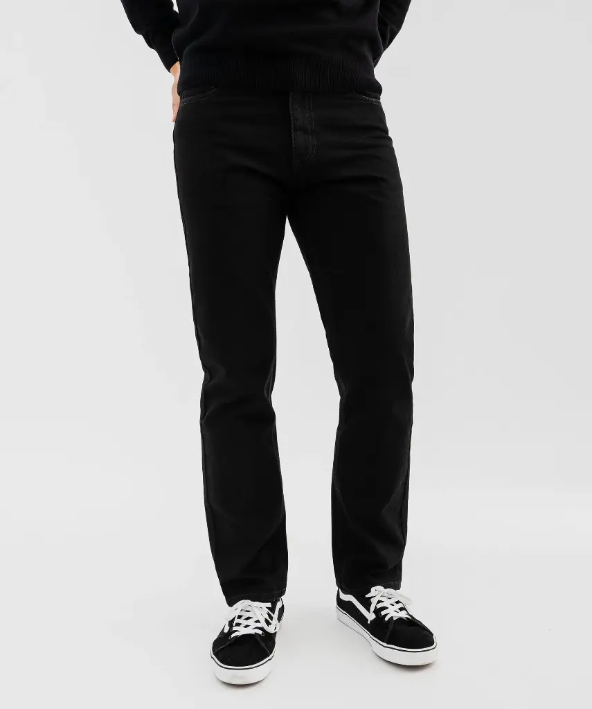 [25GE00032] OBLABLA-PANTALON JEAN HOMME NOIR (38)