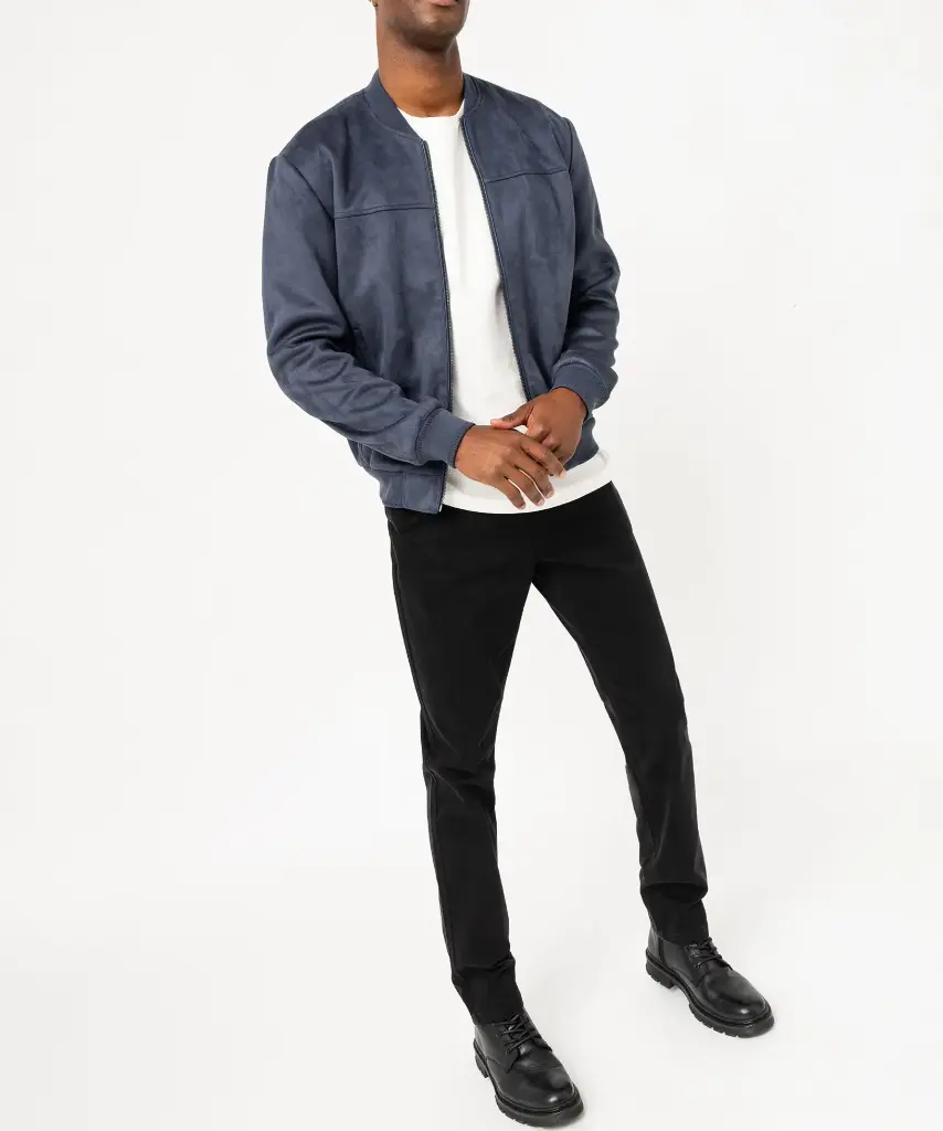 VLAFF-PANTALON CHINO HOMME NOIR (36)