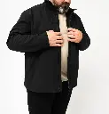 VEFI-VESTE SOFTSHELL UNISEXE NOIR