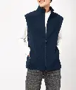 VECAN-BODYWARMER SOFTSHELL UNISEXE BLEU