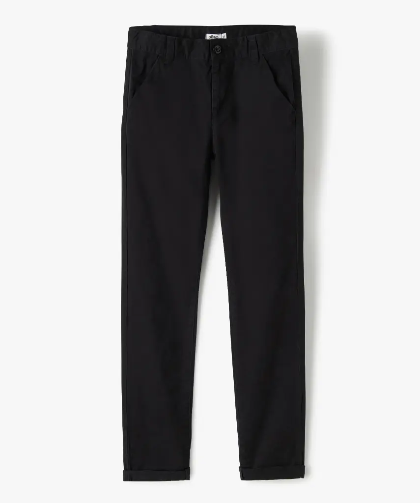 [25GE00019] MANG-PANTALON GARÇON JUNIOR NOIR (14 ans)