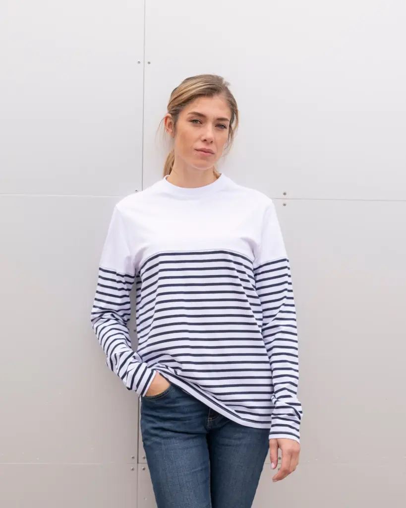 MARIN-TEE-SHIRT ML MARINIÈRE FEMME20260316