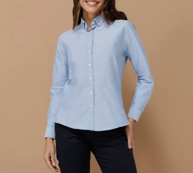 [HY513R] OXFORD# - Chemise Bleue Ciel (XS)