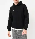 POASTA-SWEAT HOODED HOMME NOIR