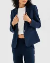 VAGADPRO-VESTE COSTUME COUPE CINTRÉE FEMME