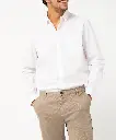QISE-CHEMISE ML COL CLASSIQUE HOMME BLANC