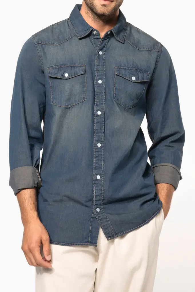 GALICIO# - Chemise Homme en Jean