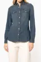 GALICIA-CHEMISE ML DENIM FEMME
