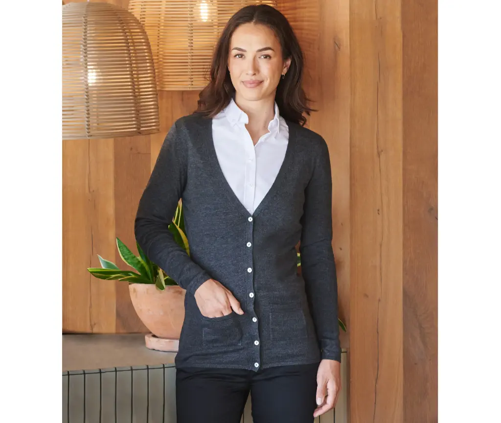 CARDI-CARDIGAN COL V FEMME