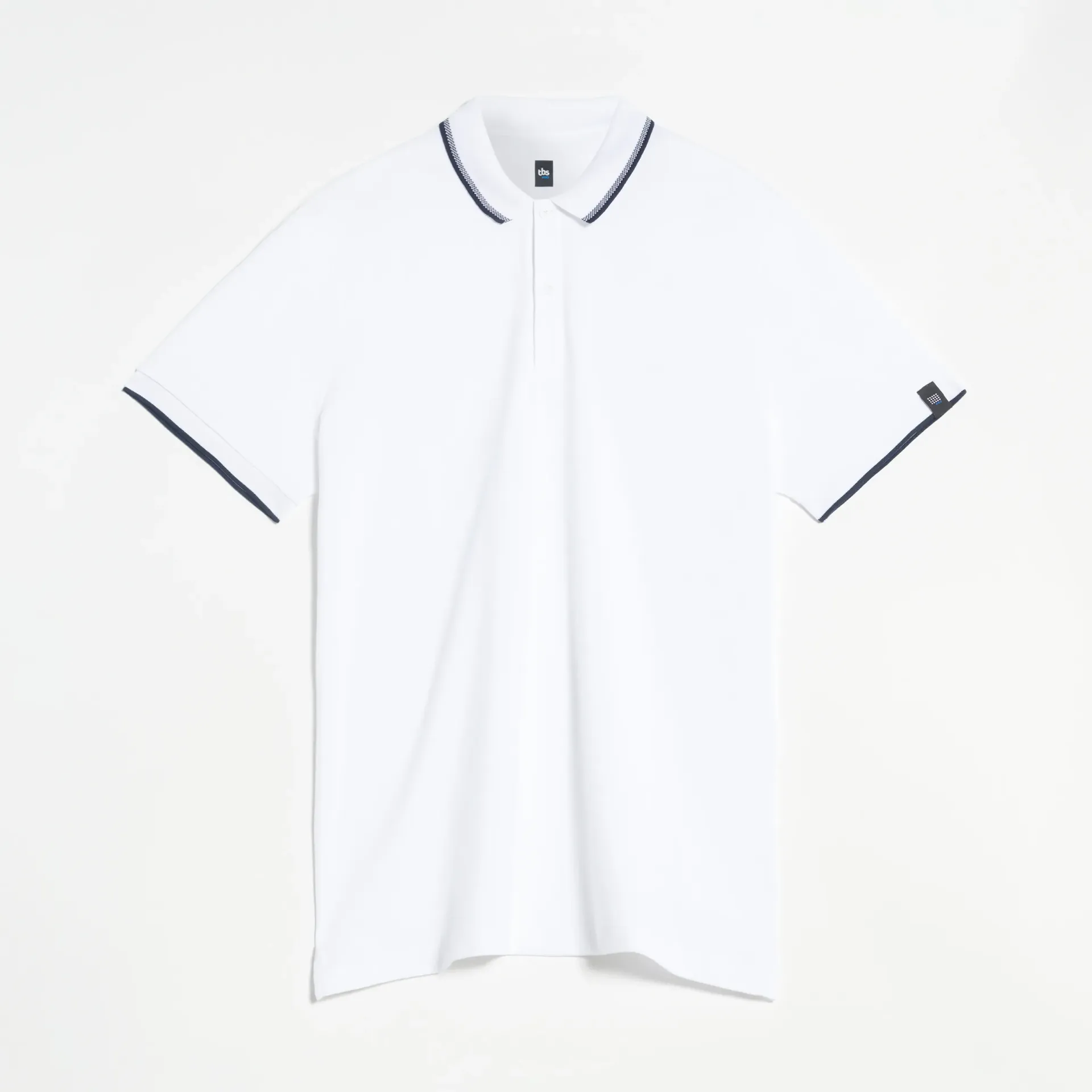 OFFREPOL-POLO MC HOMME LISERÉ - 220g (TBS)