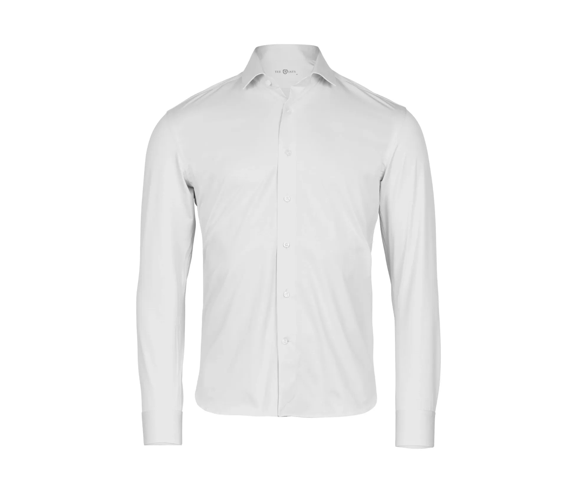 [26IMTJ4030] CLAN-CHEMISE ML COL CLASSIQUE HOMME (Blanc, S)