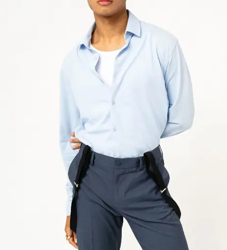 VICHET - Chemise Bleue ciel