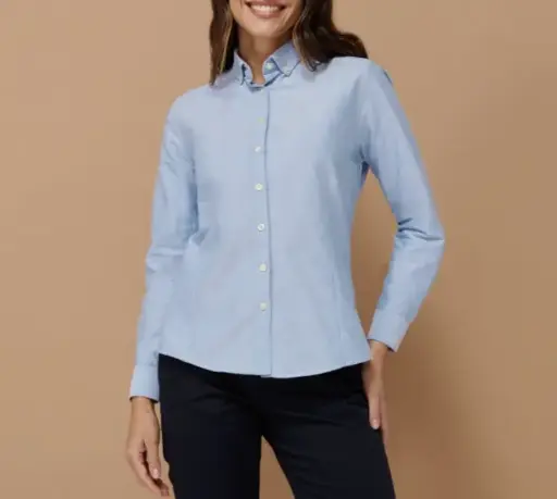 OXFORD (HY513R) - Chemise Bleue Ciel