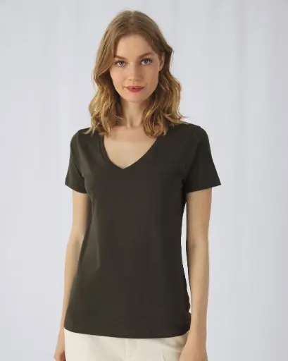 RECA - Tee-shirt à manches courtes avec col V 