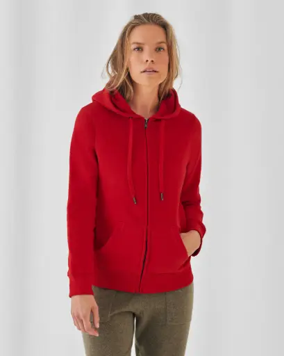 QEYA - Sweat à capuche zippé Femme